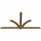 Ekena Millwork Redmond Timber Gable Bracket, Western Red Cedar, 108"W x 58"H x 1 1/2"D x 5 1/2"F, 13/12 Pitch GBW108X58X0206RED00SWR - alternate 4